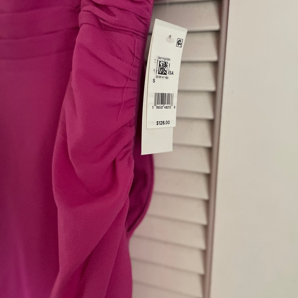 French Connection Fuchsia Ruched Dress - Picture 5 of 6